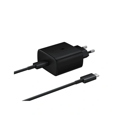 سامسونج شاحن - 45 وات - 1.8 متر- أسود