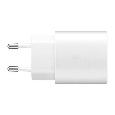 شاحن سامسونج 25 وات - USB - C - أبيض