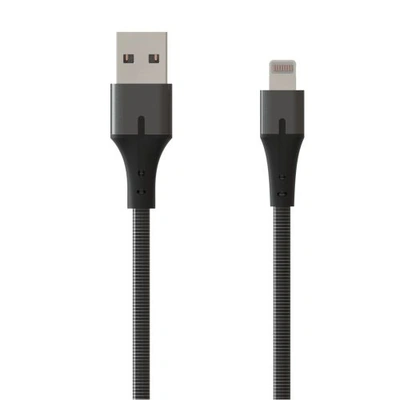 MX53B كابل أيفون من USB الي لايتنينج طوله 1 متر - أسود