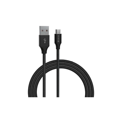 EC203 كابل 1 متر USB/Micro - أسود