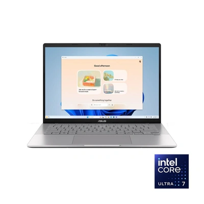 اسوس فيفو بوك S14 S3407CA-LY007W لاب توب - انتل® كور™ الترا 7-255H - ويندوز 11 - فضي