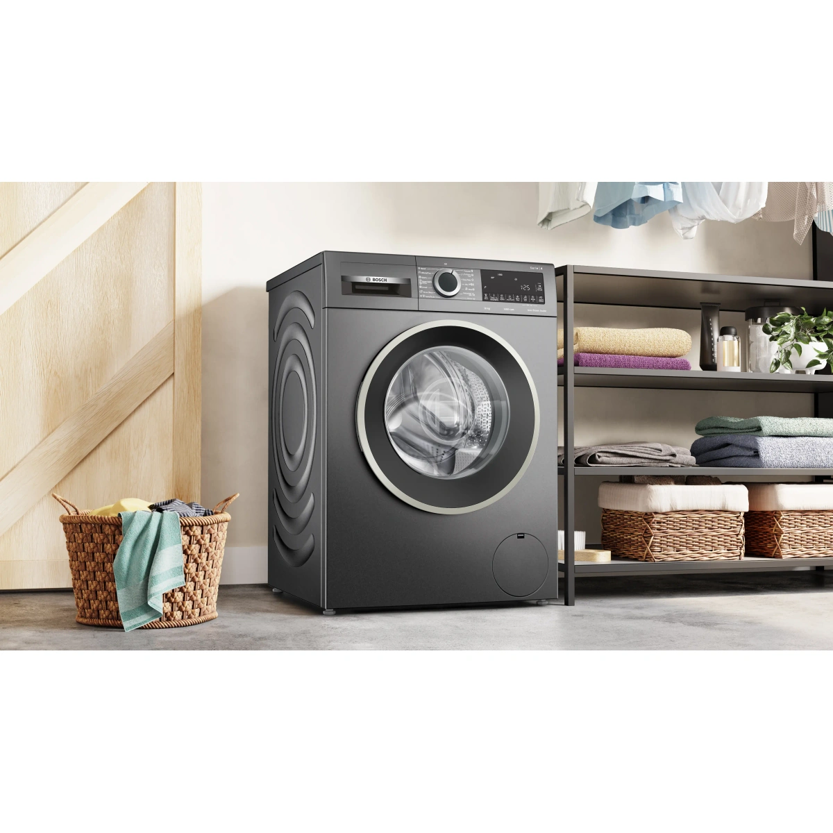 بوش غسالة ملابس ديجيتال فول اوتوماتيك تحميل أمامي - 10 كيلو - واي فاي - WGA254ZREG