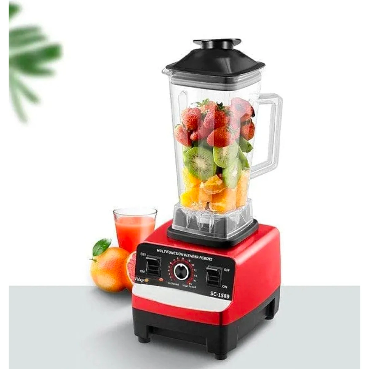 خلاط كهربائي قوي مع 6 شفرات - 7500 وات - 2.5 لتر - SC-1383