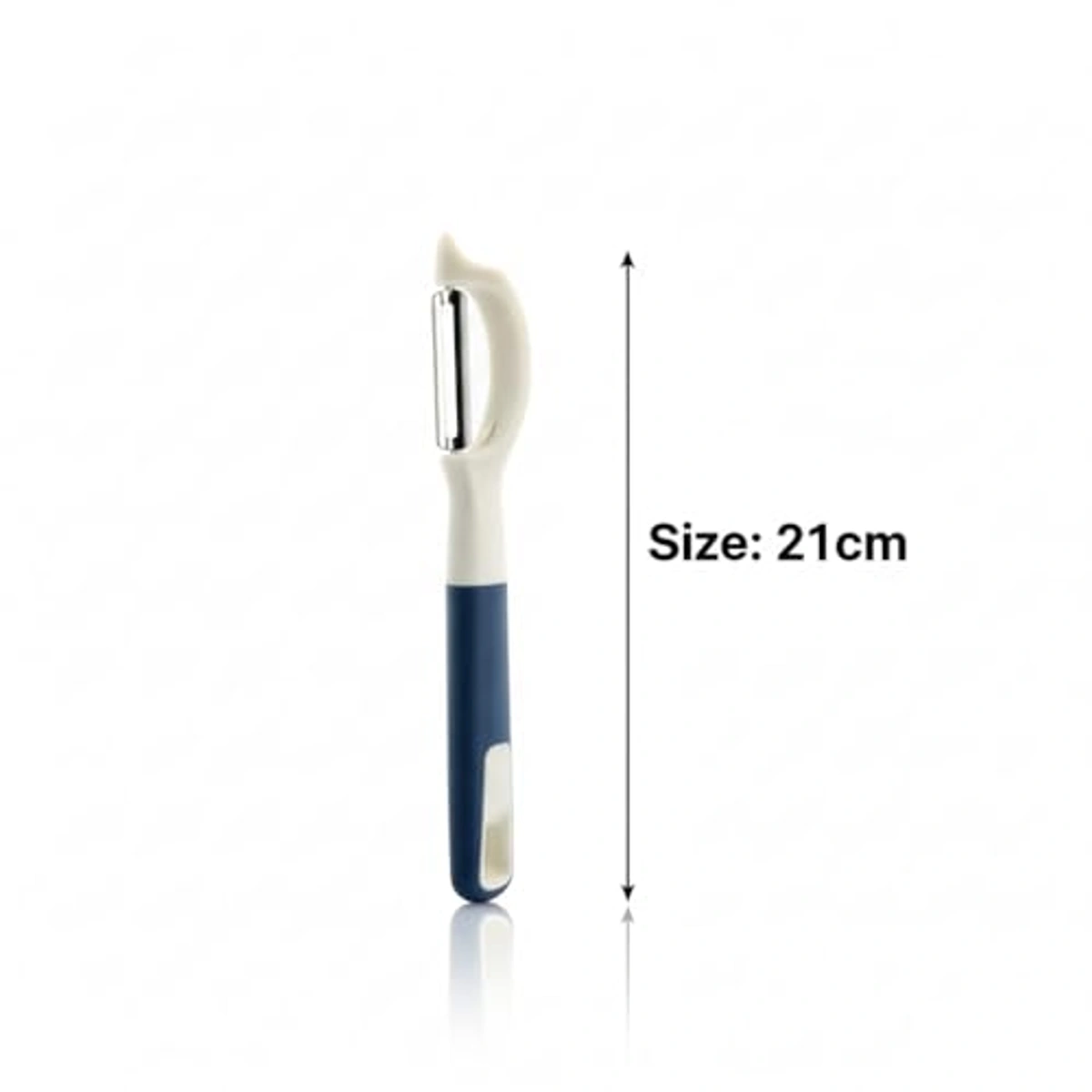 Professional Vegetable Peeler - Stainless Steel Navy Blue