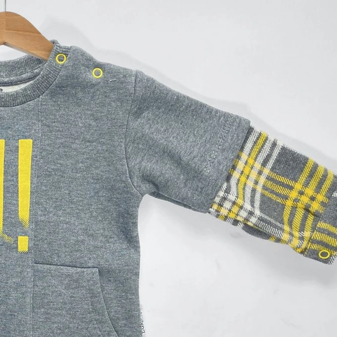 سويت شيرت ميلتون للأطفال شتوي - رمادي