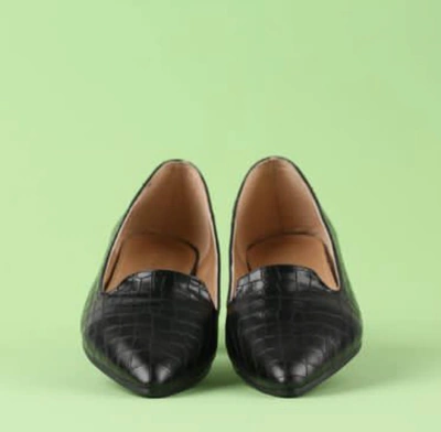 جزمة باليرينا كروكديل ساده