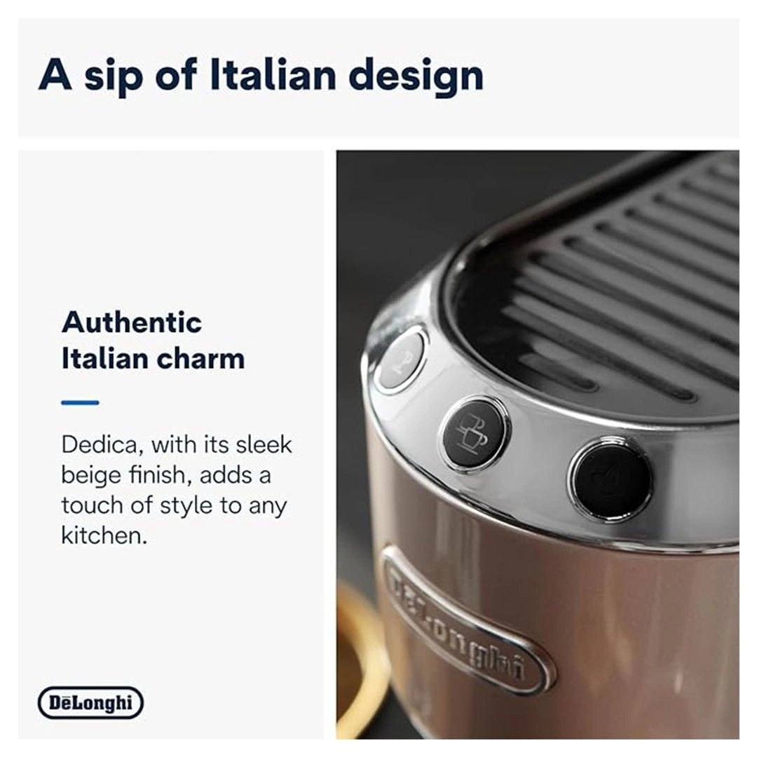 ماكينة صنع الإسبريسو - 1.1 لتر - بيج - EC885.B