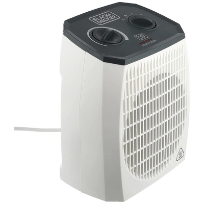 HX310-B9 مدفئة مروحة عمودي مع تحكم حراري ومروحة تبريد - أبيض