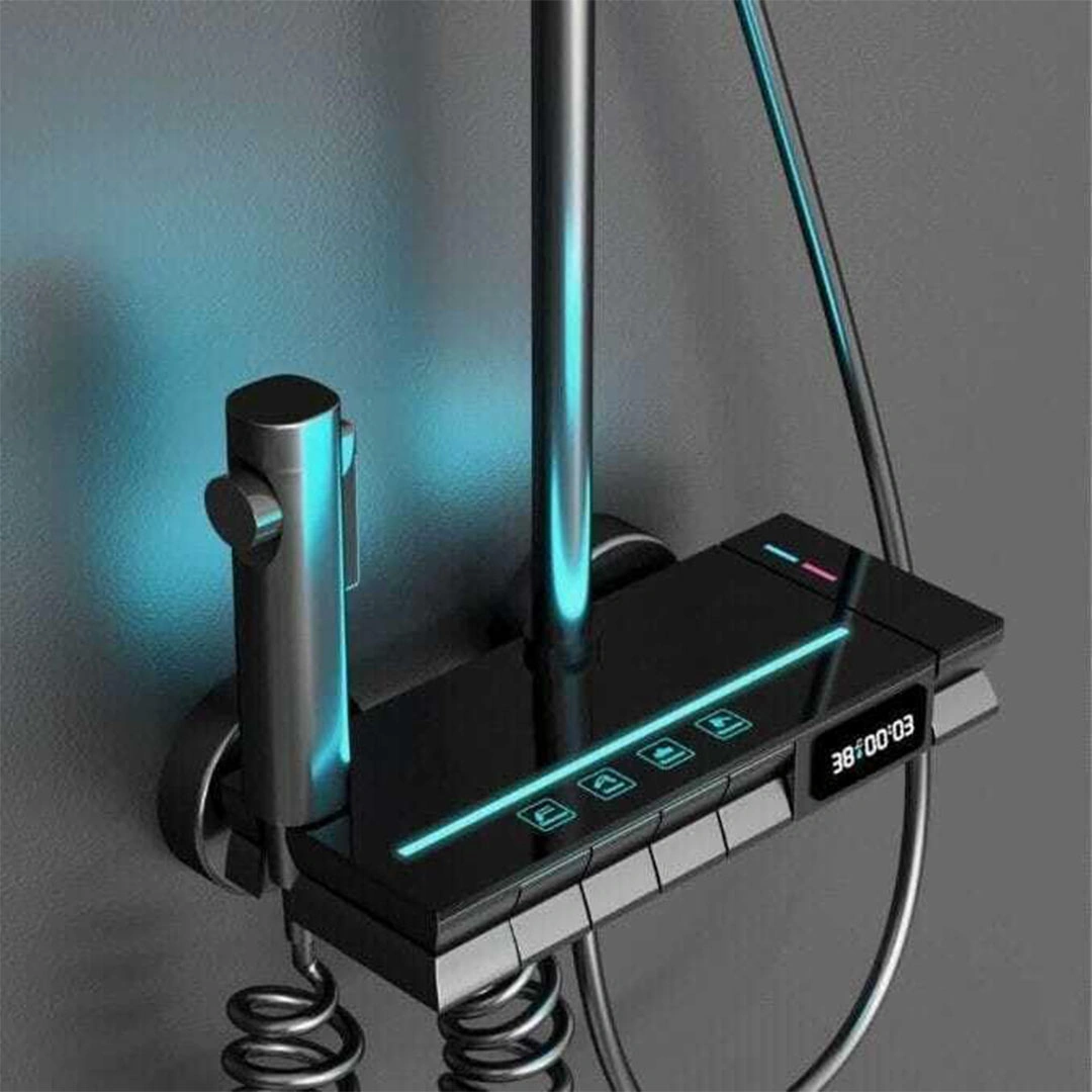 شاور سمارت معدن 2*1 ديجيتال - رمادي