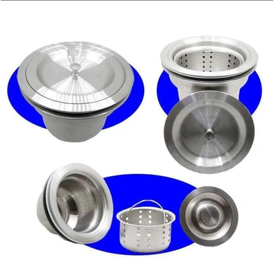 طابق حوض مطبخ - 4 بوصة - أستنلس ستيل