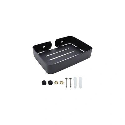 صبانه مستطيلة من الستانلس استيل - اسود