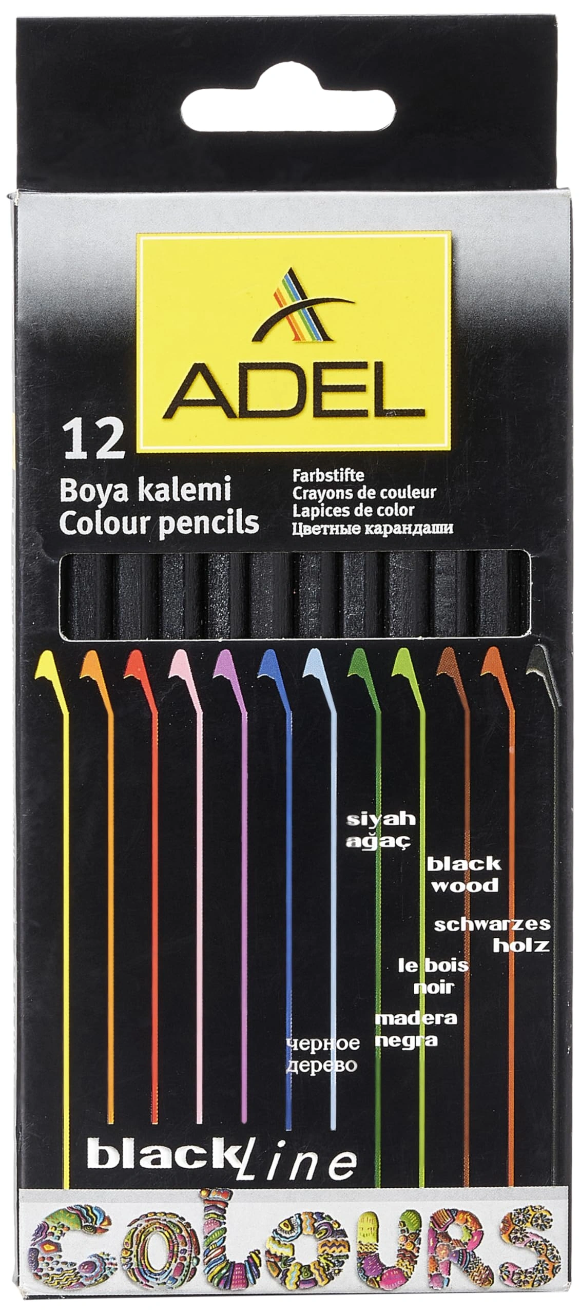 ألوان خشب - 12 قطعة