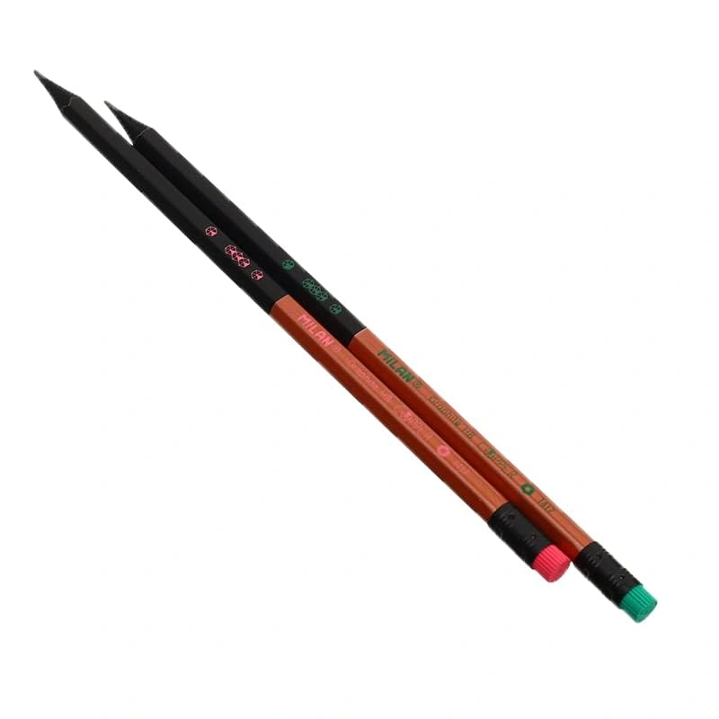 0714148 قلم رصاص اتش بي بممحاة - قطعتين