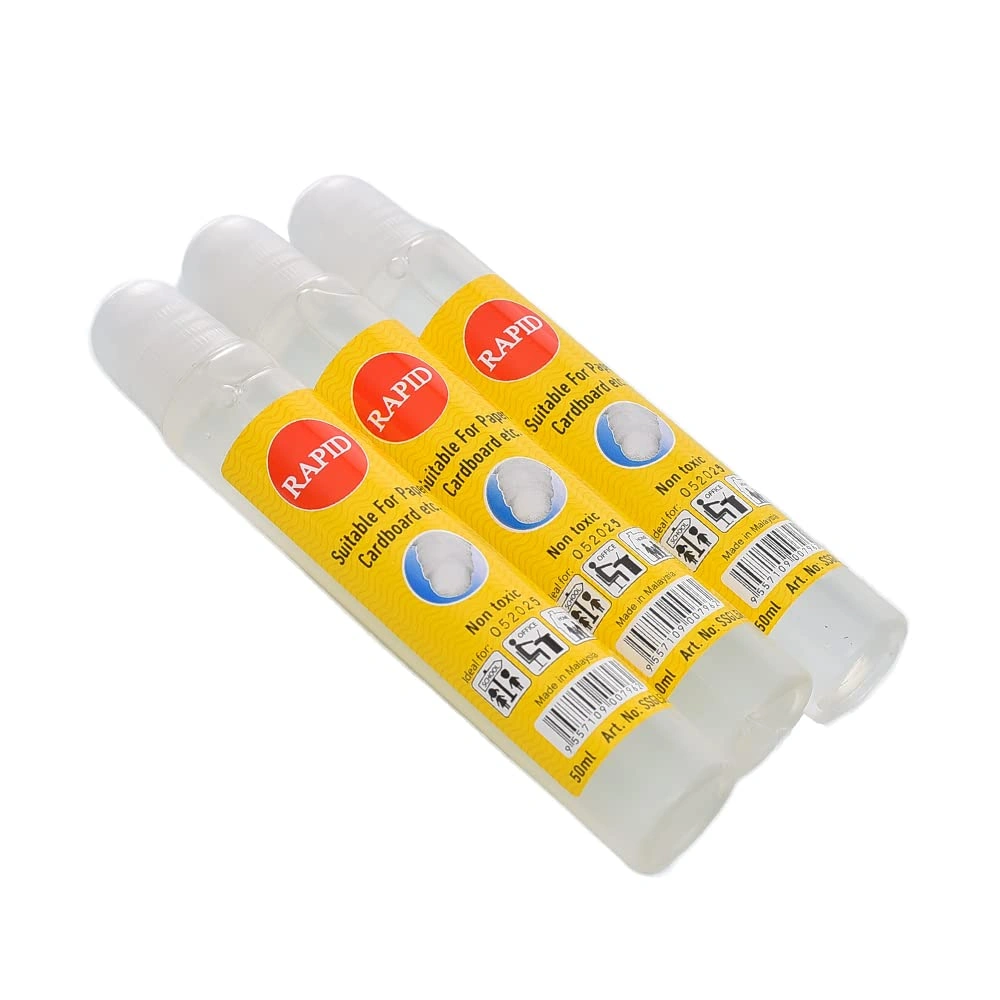 صمغ سائل شفاف - 50 مل - 3 قطع