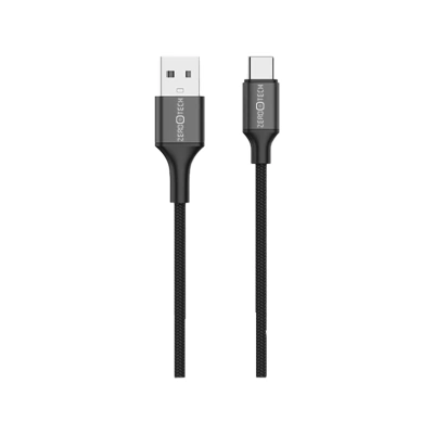 زيرو تك كابل شحن USB-A إلى Type-C - أسود - ZPCC-AC151A -ضمان 18 شهر