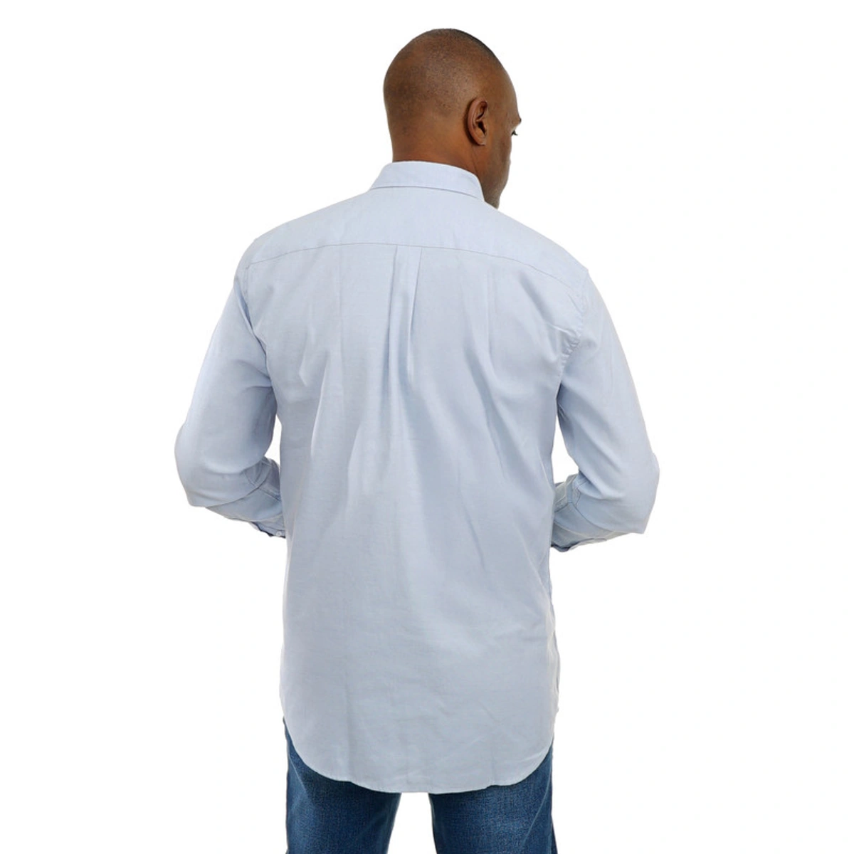 قميص رجالي كاجوال سادة بأكمام طويلة - 104010094