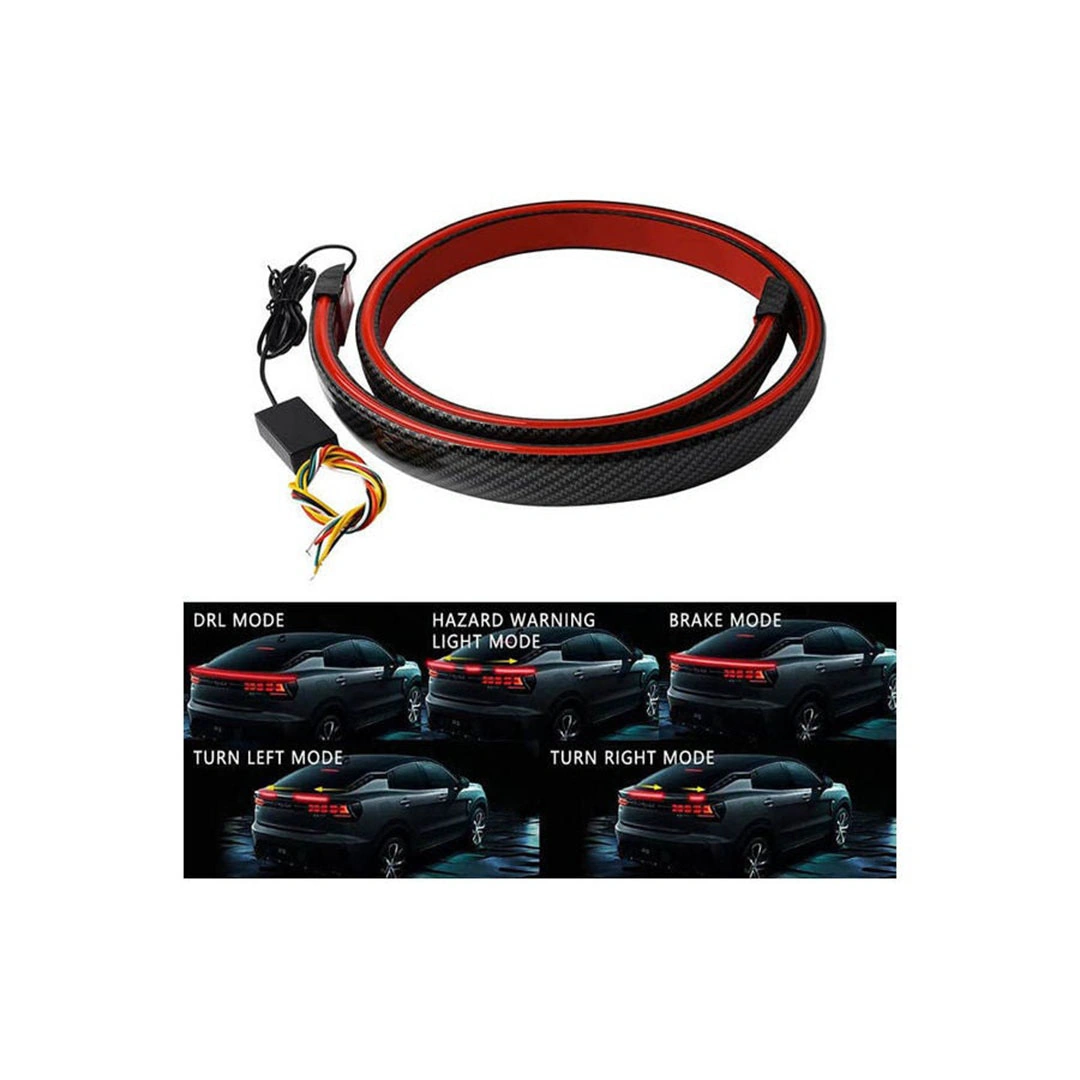 سبويلر مضيئ للسيارات LED - أسود