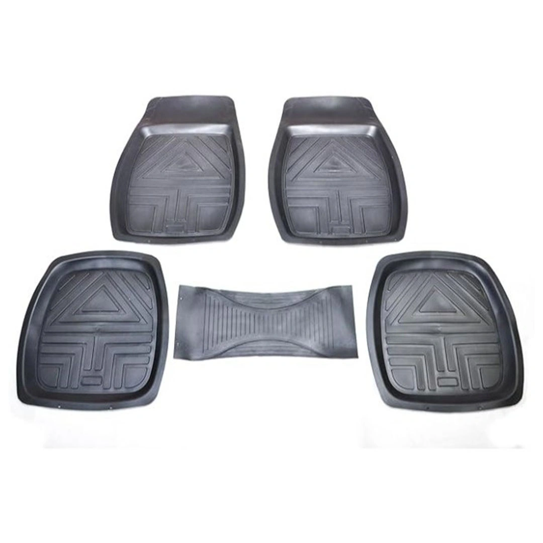 دواسات أرضية للسيارات عامة - مطاطية ثقيلة - أسود - جلد