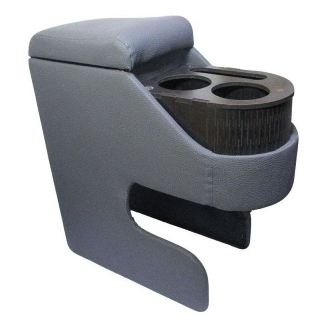 مخدع ذراع السيارة مع صندوق تخزين - رمادي