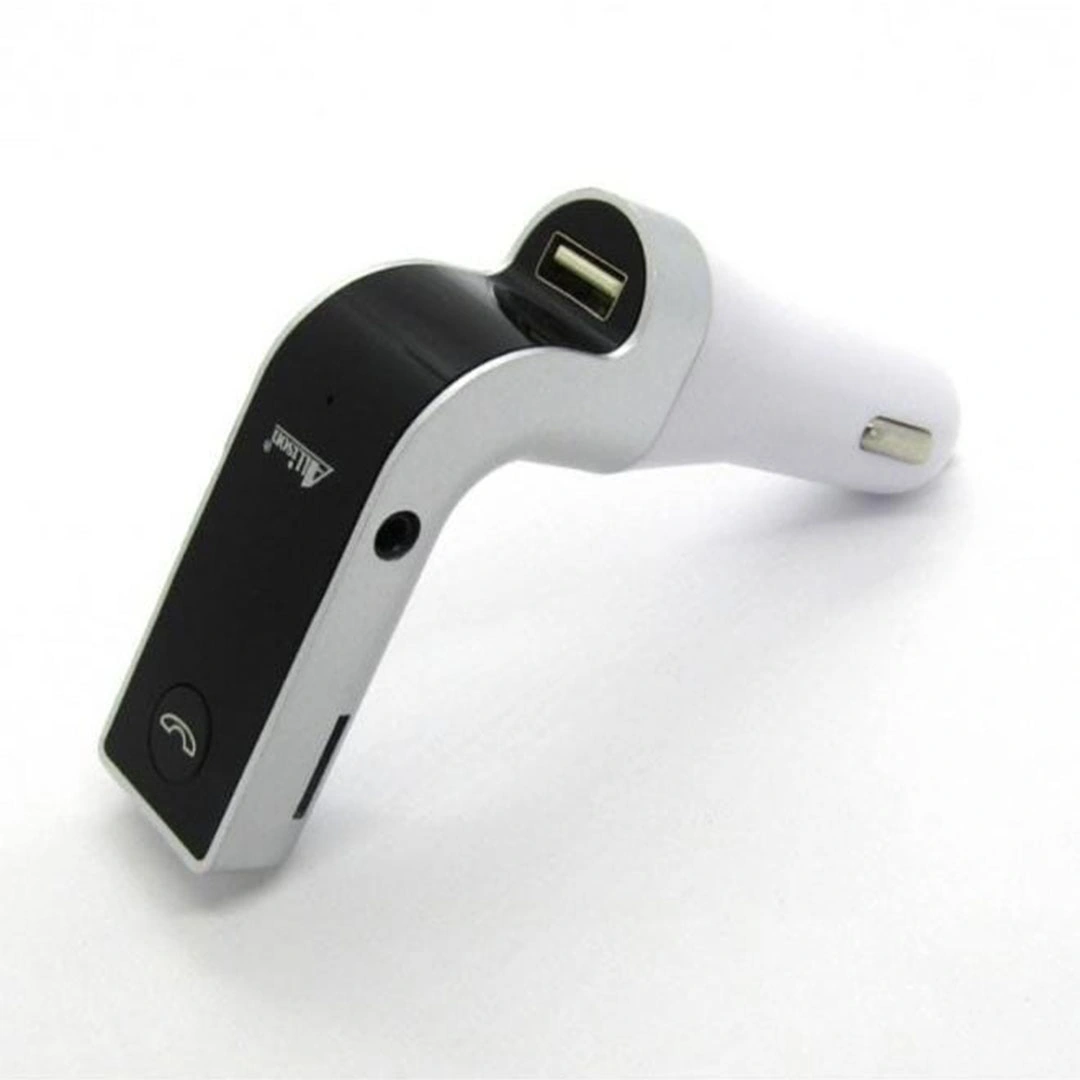 مشغل MP3 بالبلوتوث - منفذ شحن USB - فتحة بطاقة TF - أبيض