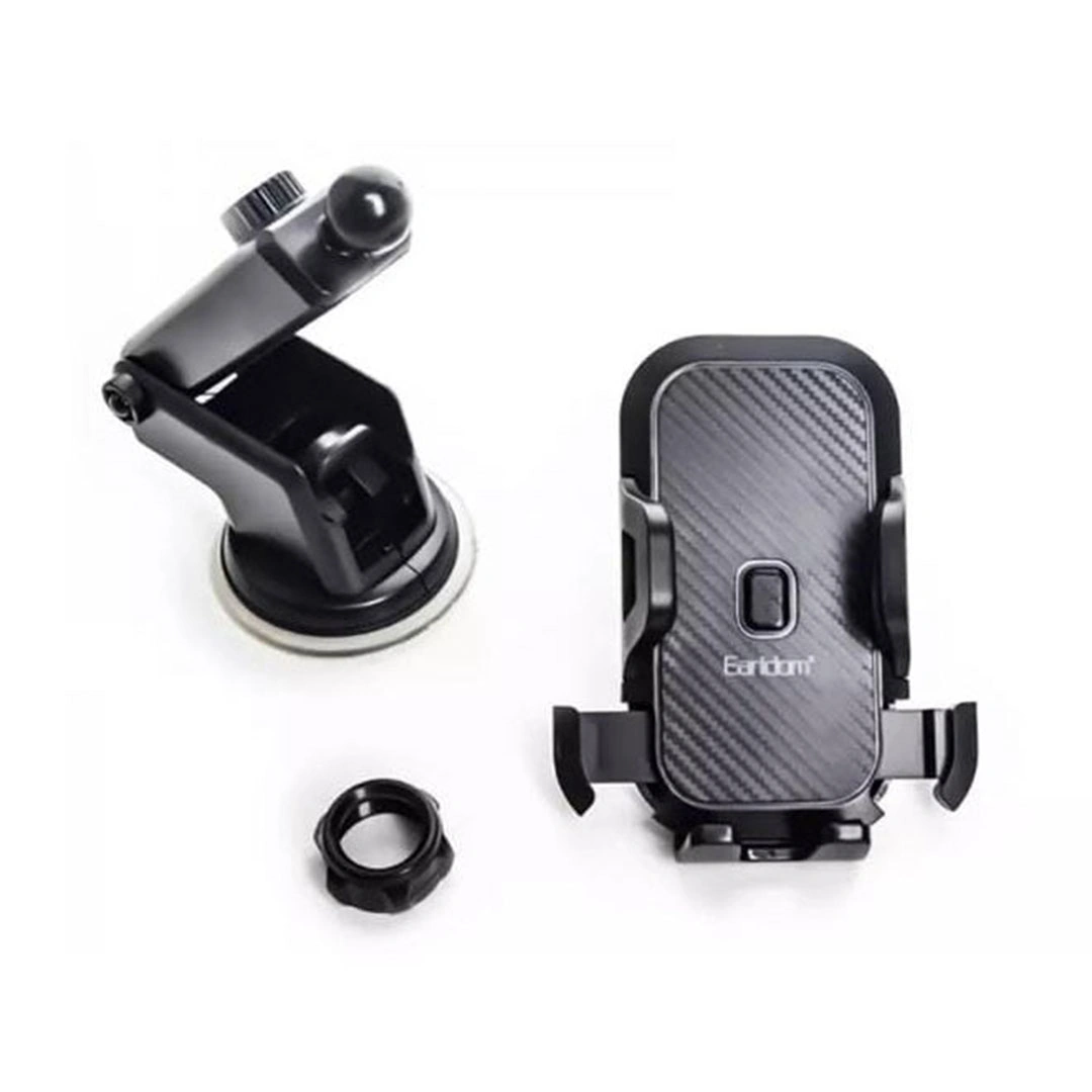 حامل موبايل للسيارة بزاوية 360 درجة - أسود