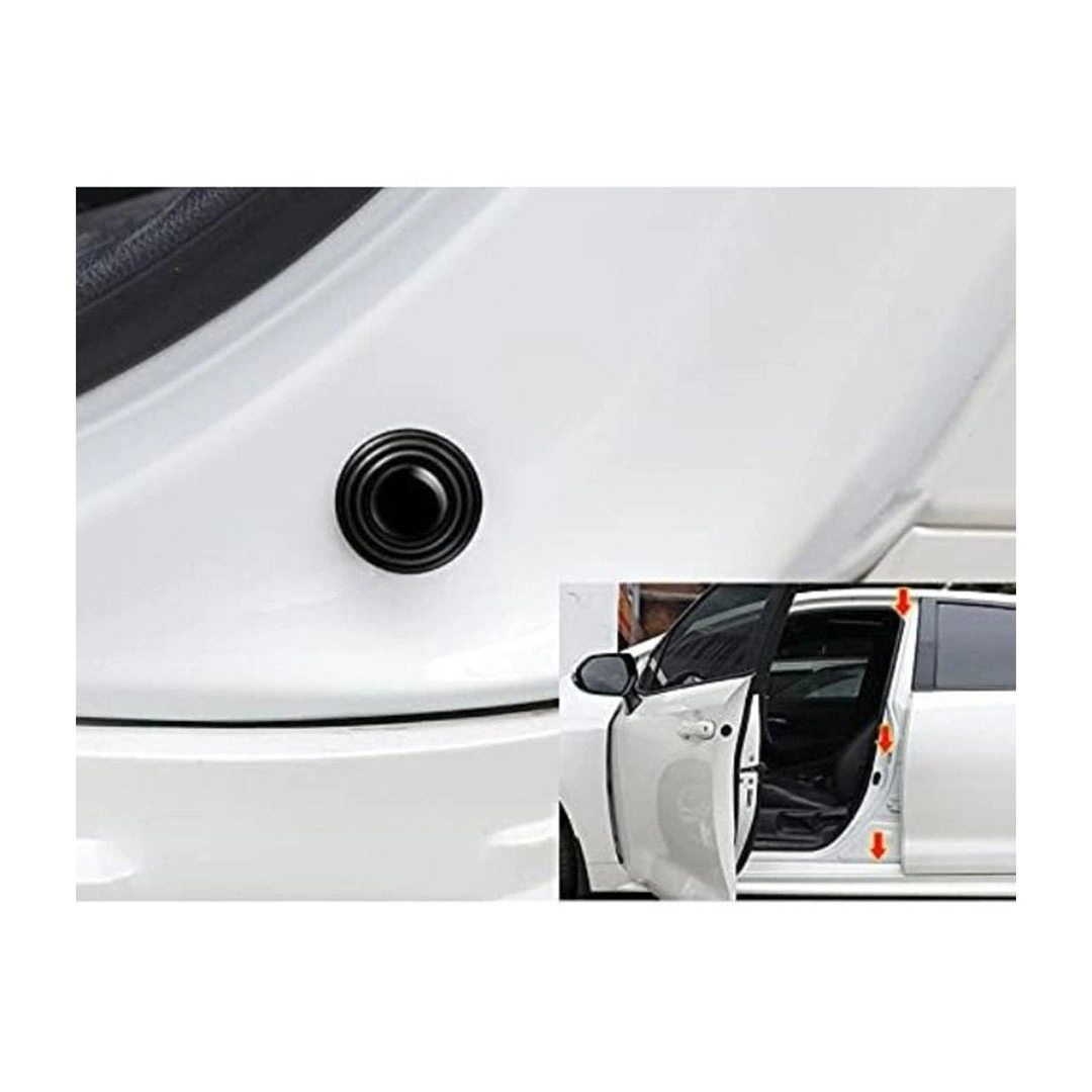 ملصق حماية لباب السيارة - 12 قطعة - أسود