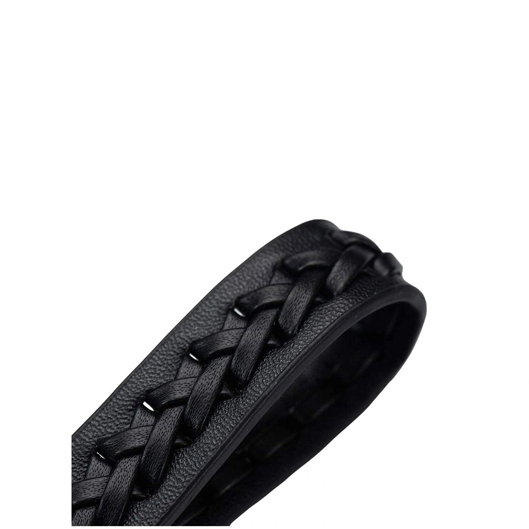 سلسلة مفاتيح جلد لسيارة سكودا - أسود