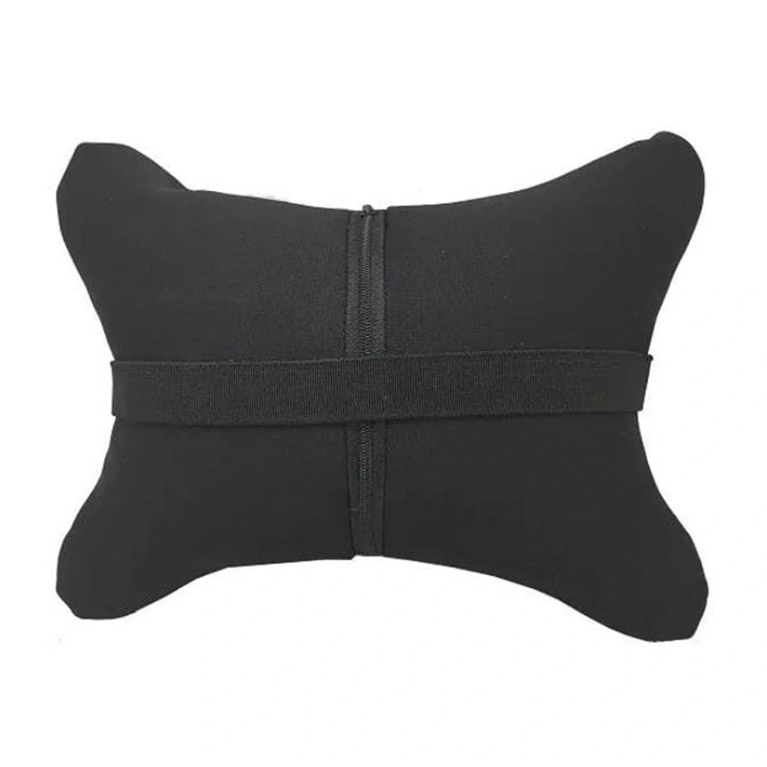 وسادة للرقبة لسيارة رينو - 2 قطعة - أسود /أبيض