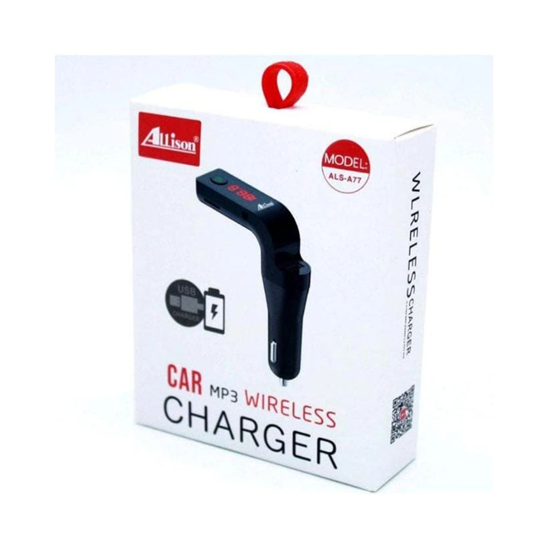 مشغل MP3 بالبلوتوث - منفذ شحن USB - فتحة بطاقة TF - أبيض