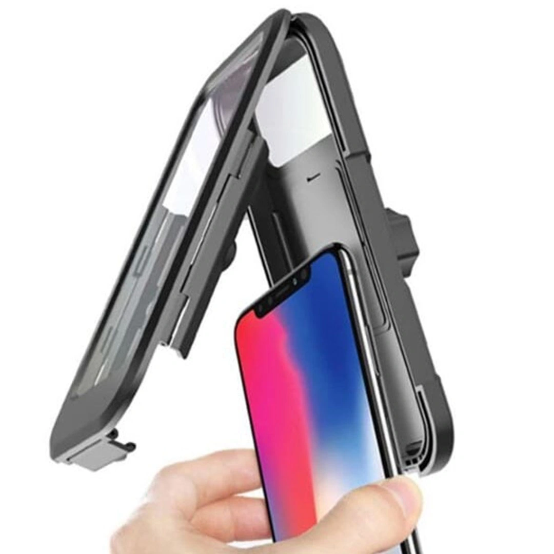 حامل موبايل للدراجات النارية - أسود