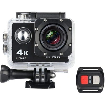 كاميرا سبورتس اكشن 4K Ultra HD - أسود