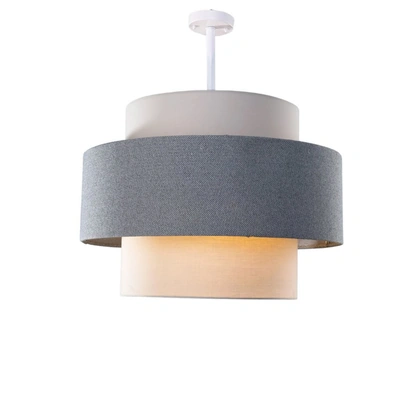 نجفة للسقف مودرن - بيچ/رمادي