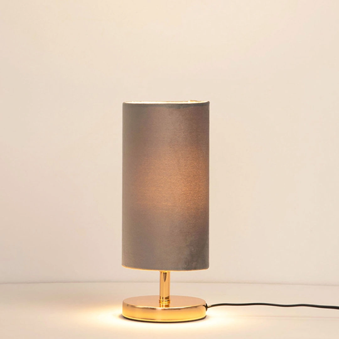 أباجورة مكتب مودرن - ذهبي/رمادي - YLN-06