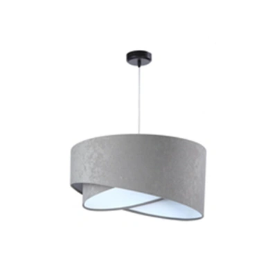 نجفة سقف مودرن - رمادي/أبيض