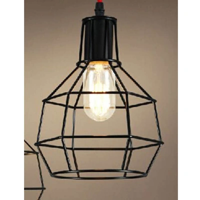 نجفة للسقف مودرن - أسود