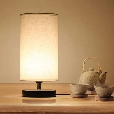 أباجورة للمكتب مودرن - أسود/بيج - YLNS.YL578-3B