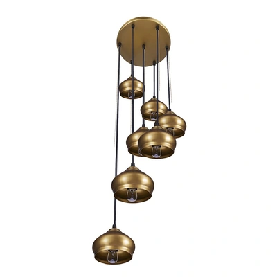 نجفة مولاي ٧ قطع - ذهبي