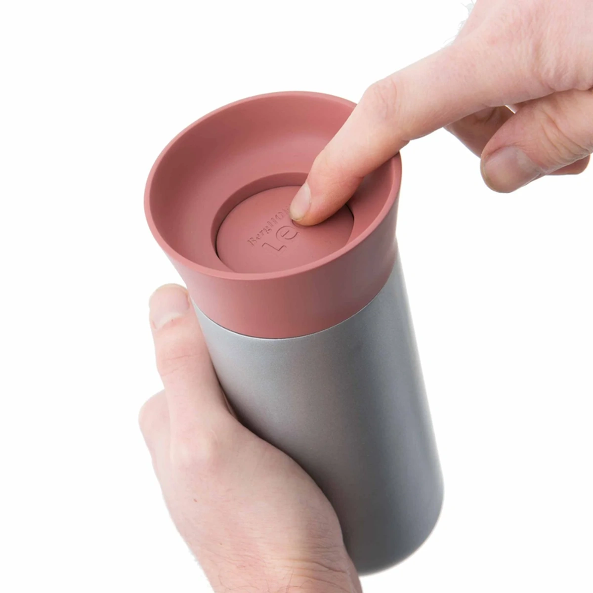 بيرغوف مج حراري - 330 مل - وردي / فضي