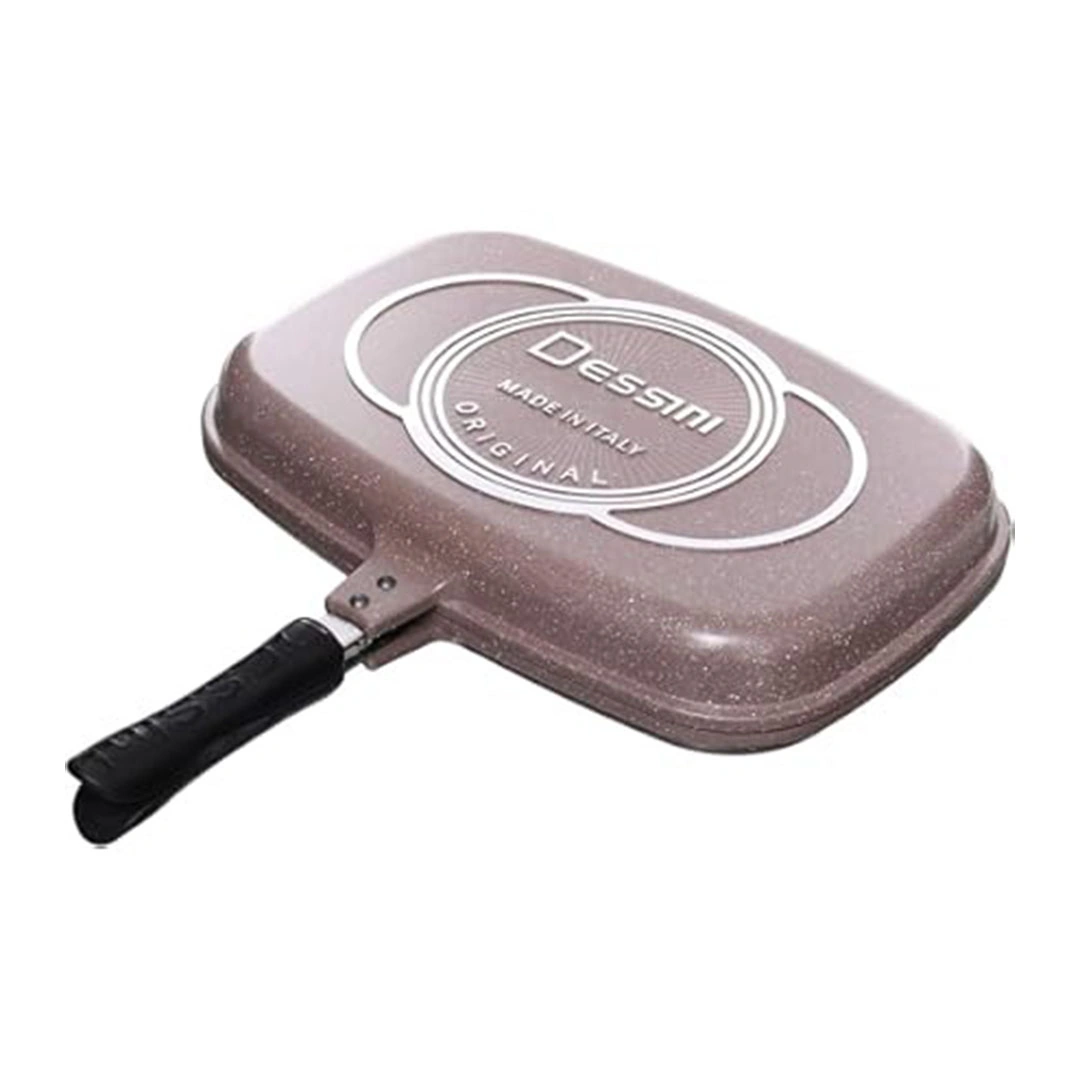 جريل دوبل جرانيت مقاس - 40 سم - بينك