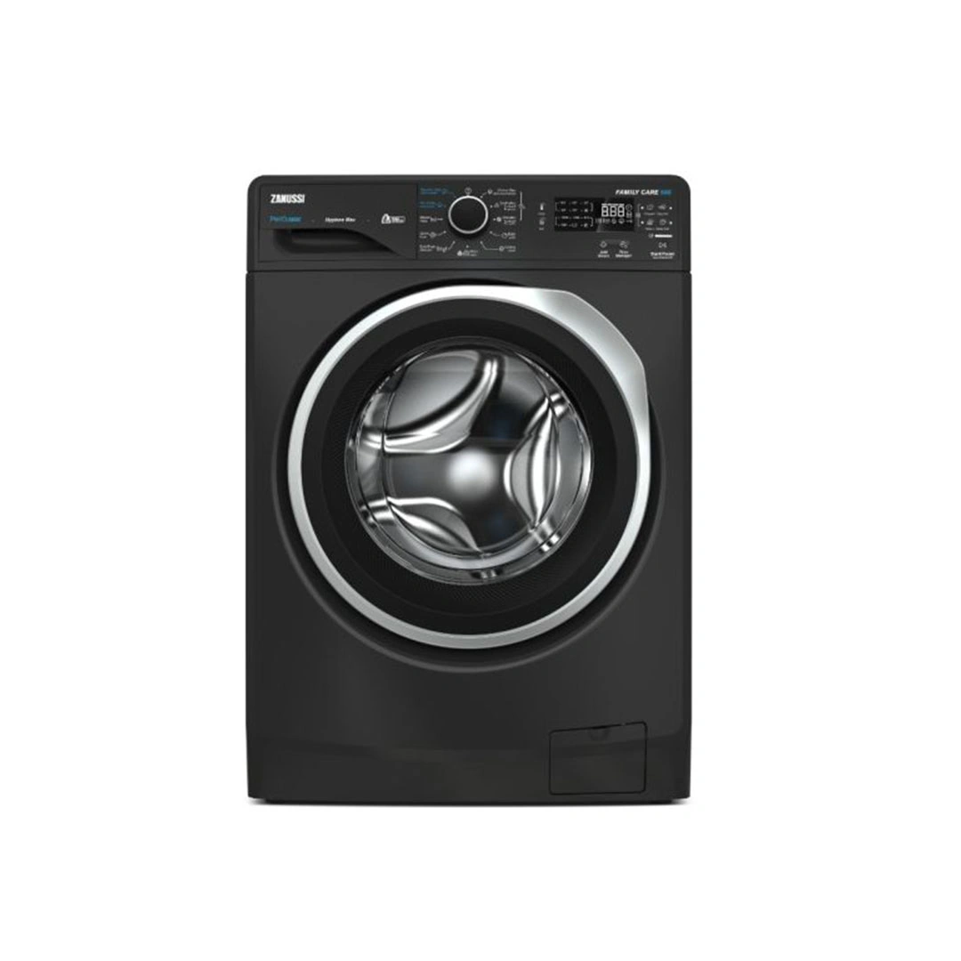 غسالة زانوسي بيرلا ماكس - 8 كجم - تحميل أمامي – رمادي داكن - ZWF8240DS5