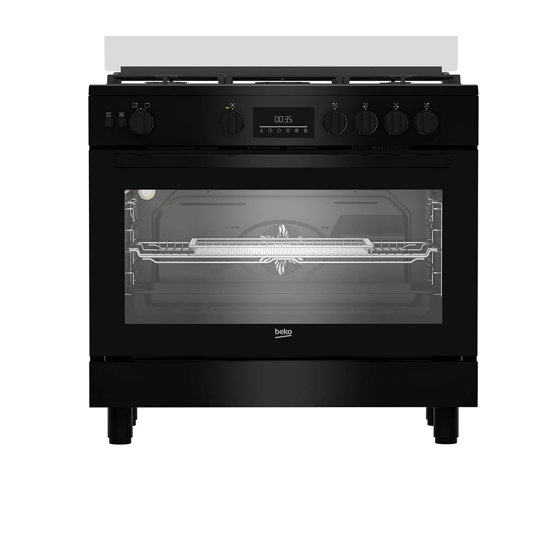 بوتاجاز غاز بيكو بشواية - 5 شعلة - أسود - BGGR11225GB