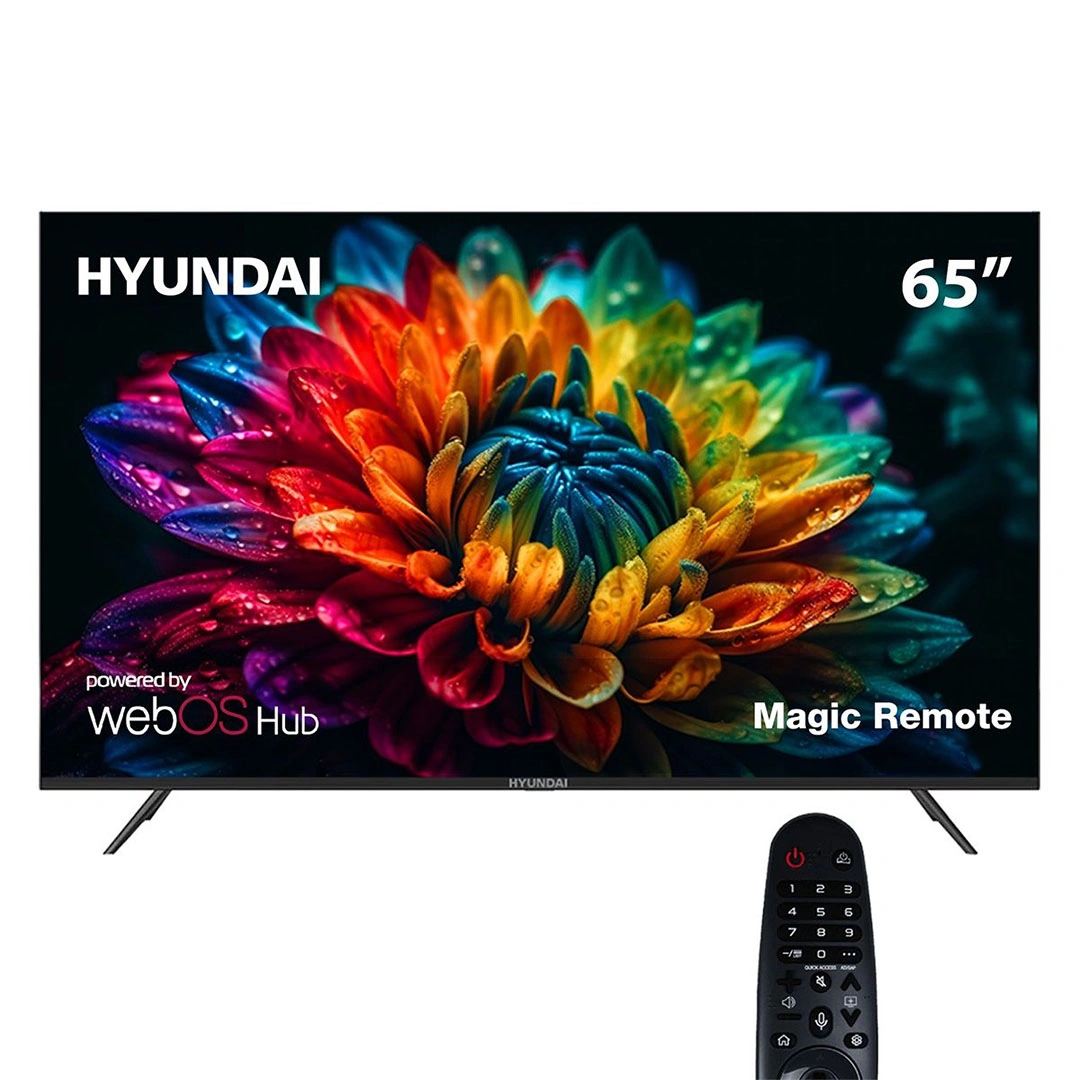 تلفزيون سمارت هيونداي - 65 بوصة LED - دقة 4K UHD - بريسيفر داخلي - L65HYNDA650