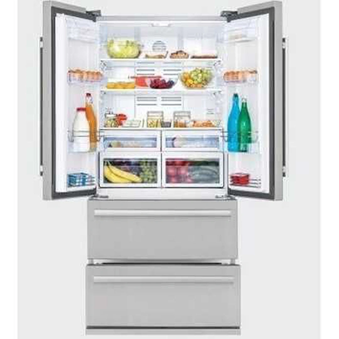 ثلاجة بيكو ديجيتال بمبرد مياه - نوفروست - 539 لتر - 4 باب - فضي - GNE60500X