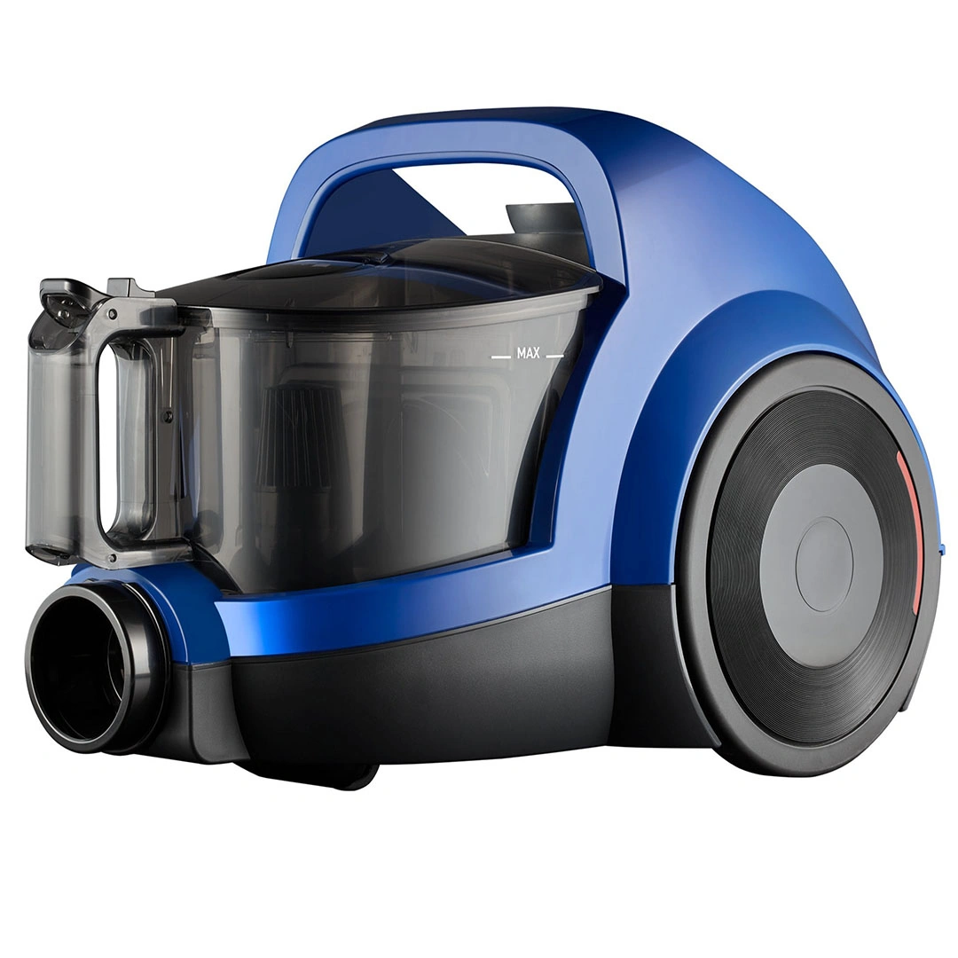مكنسة كهربائية بدون كيس - قوة شفط 280 واط - فلتر HEPA سعة 2.7 لتر 1800 وات - أسود / أزرق - VCO 64320 WD
