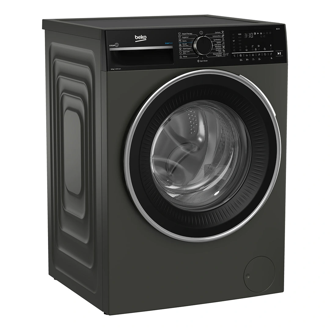 غسالة ملابس بيكو أوتوماتيك ديجيتال إنفرتر - 10 كيلو - 1600 لفة - رمادي - B3WFU501040MCI