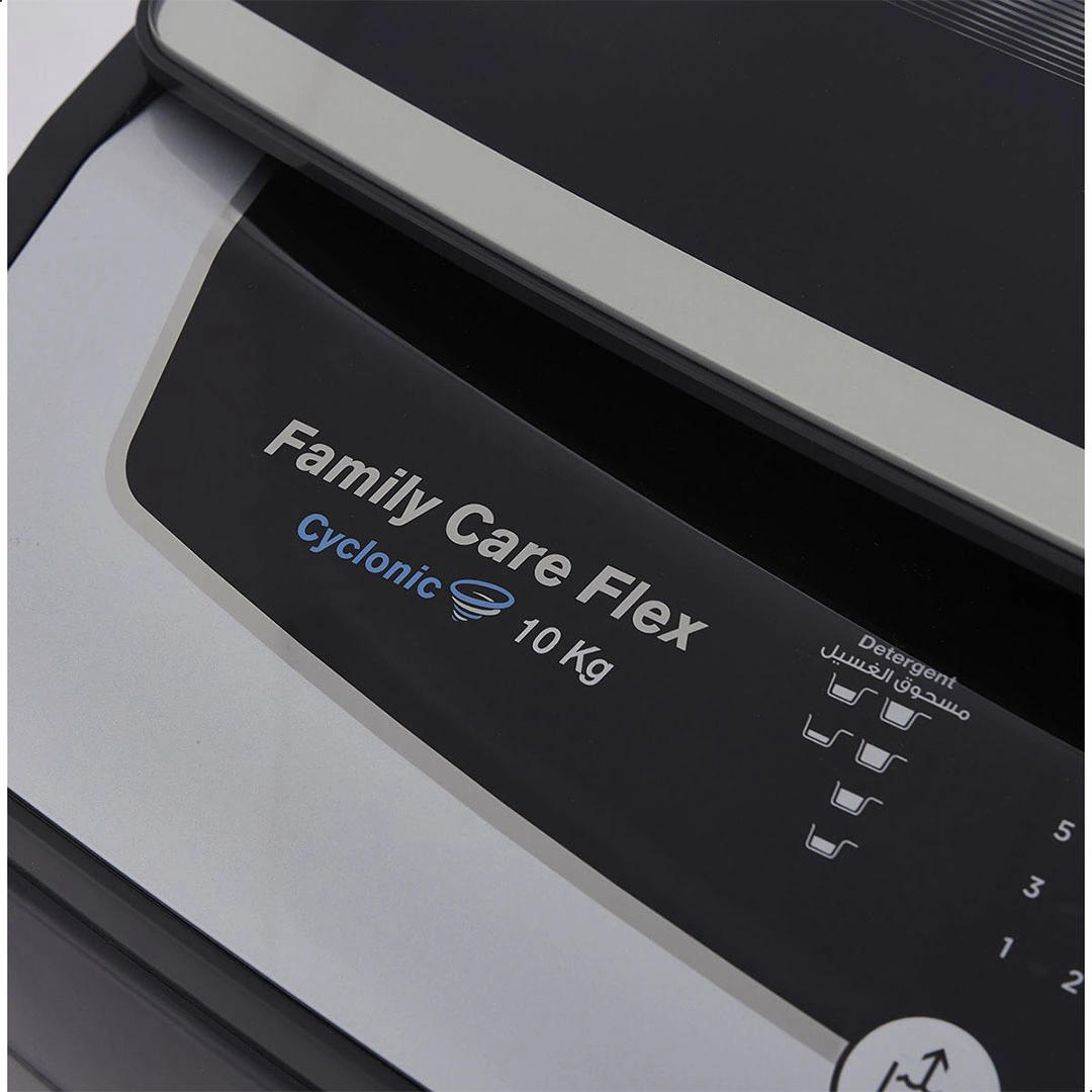 غسالة ملابس اتوماتيك زانوسي - تحميل علوي - 10 كجم - رمادي - ZWT10710D