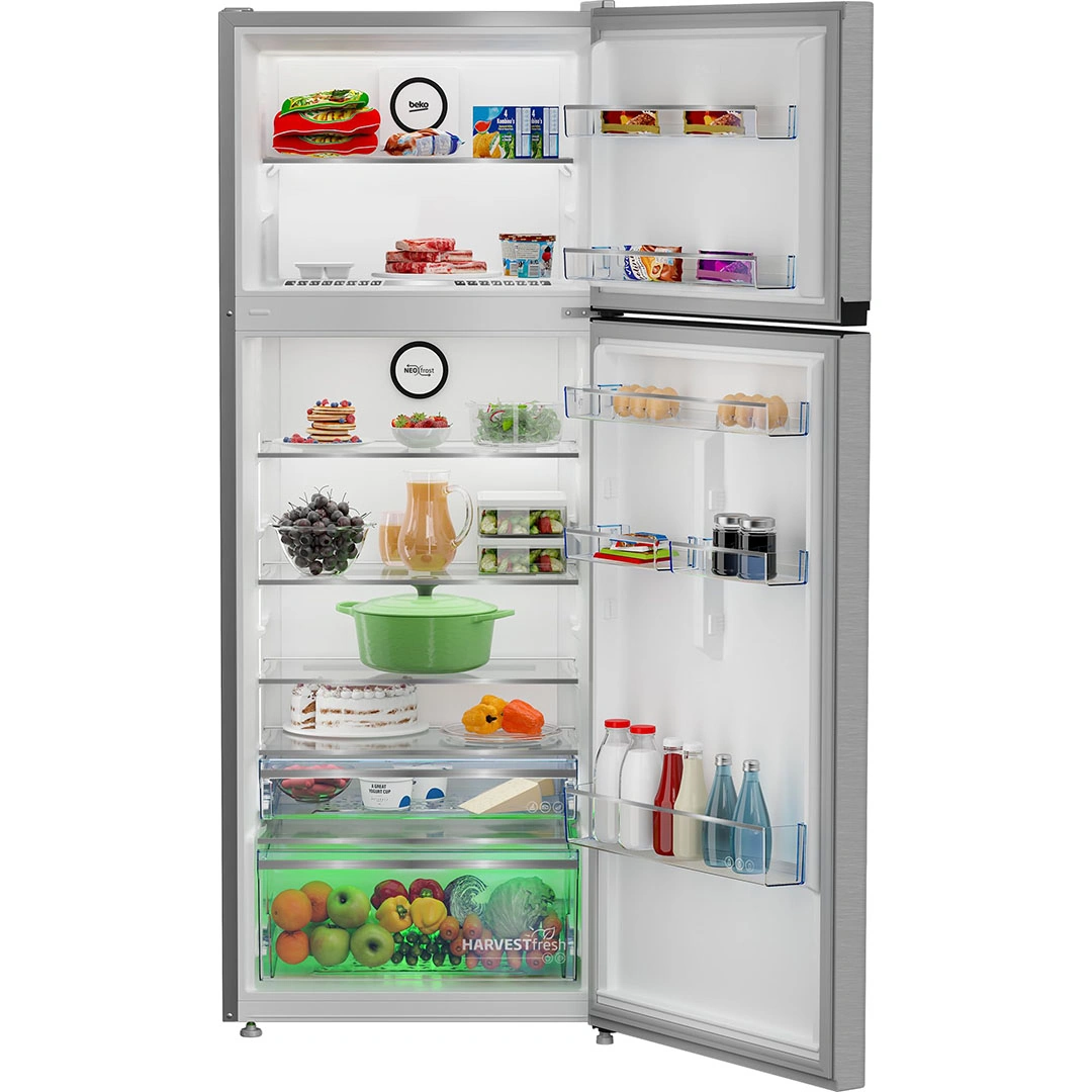 ثلاجة نو فروست بيكو- 406 لتر - فضي - RDNE455M20XBIDEG