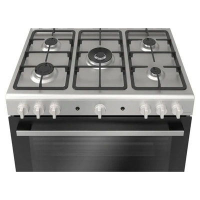 بوتجاز بوش غاز بفرن وشواية سيريز 2 - 90 سم - 5 شعلة - HGV1F8Y50S