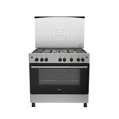 بوتاجاز زانوسي غاز - SteelPlus - 5 شعلة مع فرن - ZCG922A6XB