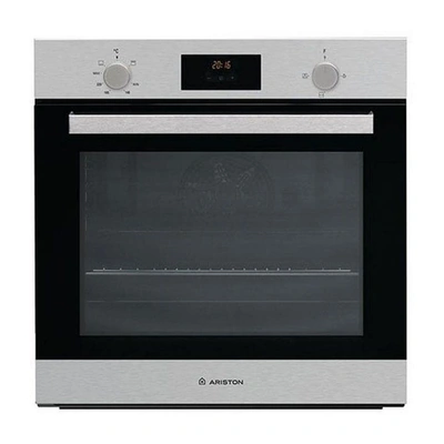 فرن أريستون بلت إن غاز - فضي/أسود - GS 33Y 430 IXA